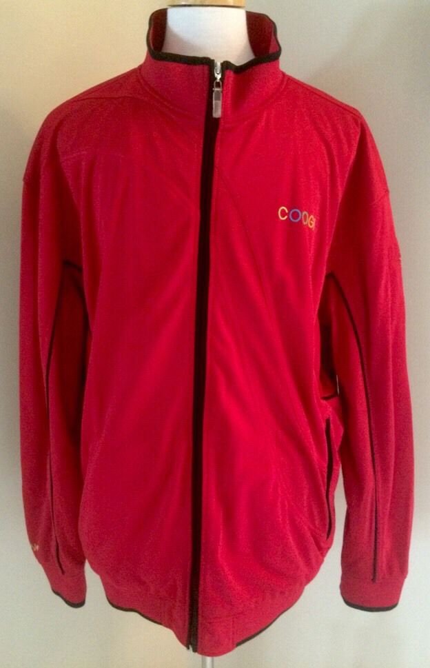 Coogi Track Warmup Jacket Red 4XL ECU