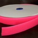 25 Yards Of Neon Pink 1" Velcro Loop New