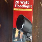 Low Voltage 20-Watt Black Flood Light
