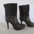 LADIAS LADIES BOOTS, DARK BROWN, SIZE 9, VICKY 2 COLLECTION