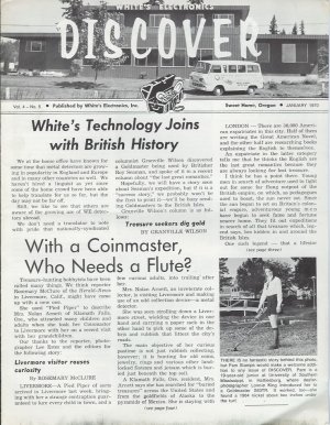 Discover Newsletter- White's Electronics January 1970
