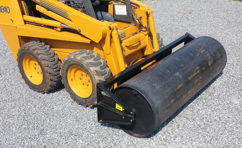 Skid Steer Turf Roller 8 Ft Golf Fairways