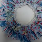 Baby Blue nursery fabric wreath