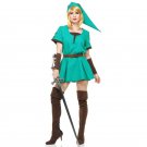 Elf Warrior Womens Princess Dress Costume