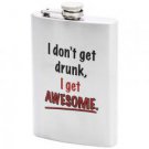 Maxam® 8oz Stainless Steel Flask