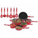 Chef's Secret by Maxam Chef's Secret® 16pc Red Aluminum Cookware Set