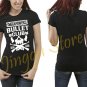 Megapowers X Bullet Club Logo Women's Black T Shirt