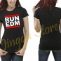 RUN EDM RUN DMC Joke EDM Dance Music Women's Black T Shirt