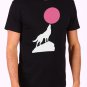 Bubble Moon Men's Black T Shirt