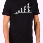 Evolution Of Lego Kids Men's Black T Shirt