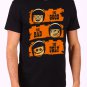 Good Cop, Bad Cop, Ugly Cop LEGO Men's Black T Shirt