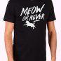 Meow Or Never Men's Black T Shirt