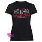 Good Warning Women's Black T Shirt