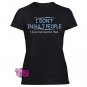 I Dont Insult People Women's Black T Shirt