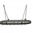 Old Dutch 36 x 18 Oiled Bronze Oval Pot Rack w/12 Hooks-109BZ