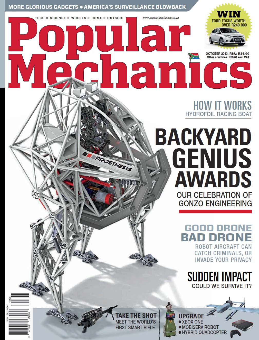 Popular Mechanics Magazine 1 Year Subscription