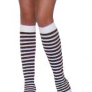 Nylon Striped Leg Warmers