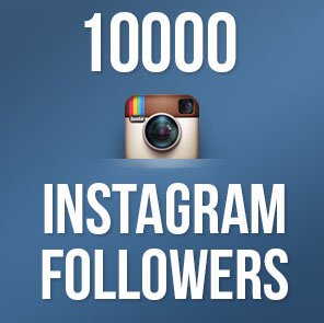 10,000 Instagram Followers
