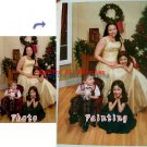 Oil Painting-Custom original oil portrait painting from your photos-Hand painted paintings on canvas