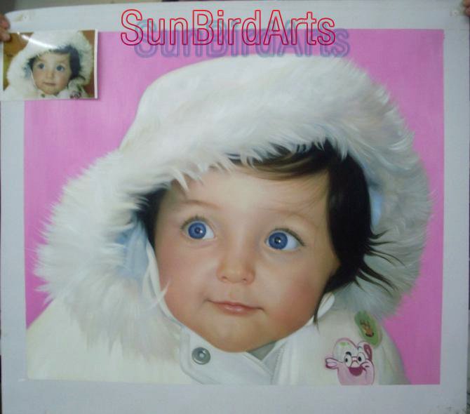 Oil Painting-Custom original oil portrait painting from your photos-Hand painted paintings on canvas