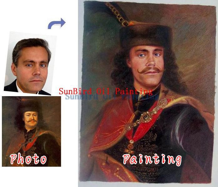 Oil Painting-Custom original oil portrait painting from your photos-Hand painted paintings on canvas