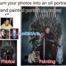 Oil Painting-Custom original oil portrait painting from your photos-Hand painted paintings on canvas
