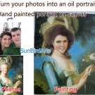 Oil Painting-Custom original oil portrait painting from your photos-Hand painted paintings on canvas