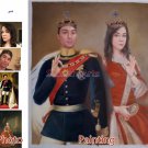 Oil Painting-Custom original oil portrait painting from your photos-Hand painted paintings on canvas