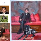 Oil Painting-Custom original oil portrait painting from your photos-Hand painted paintings on canvas