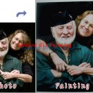 Oil Painting-Custom original oil portrait painting from your photos-Hand painted paintings on canvas