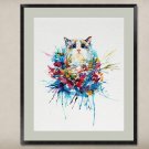 Watercolor Painting-Original Fine Art-Unique Art print Gift-Home Wall Decor Artwork-O6