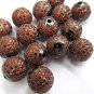 AAA grade 14mm 2pcs pave metal spacer &cubic zirconia crystal charm jewelry beads