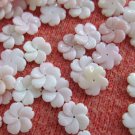 wholesale genuine shell camero conch natural queen florial rose pink red 10mm 100pcs