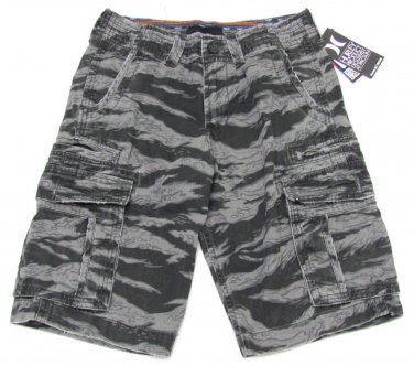 hurley camo cargo shorts