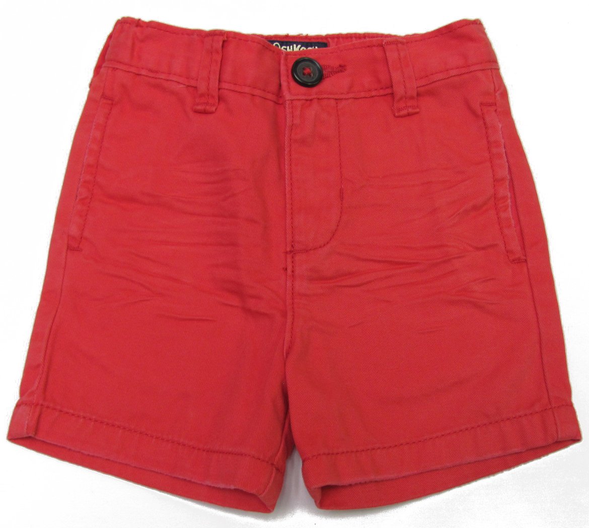 OshKosh B'Gosh Baby Boys 6 Mos Red Twill Shorts New 6 Months