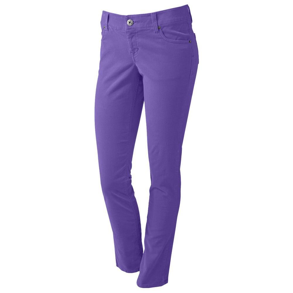 purple skinny pants