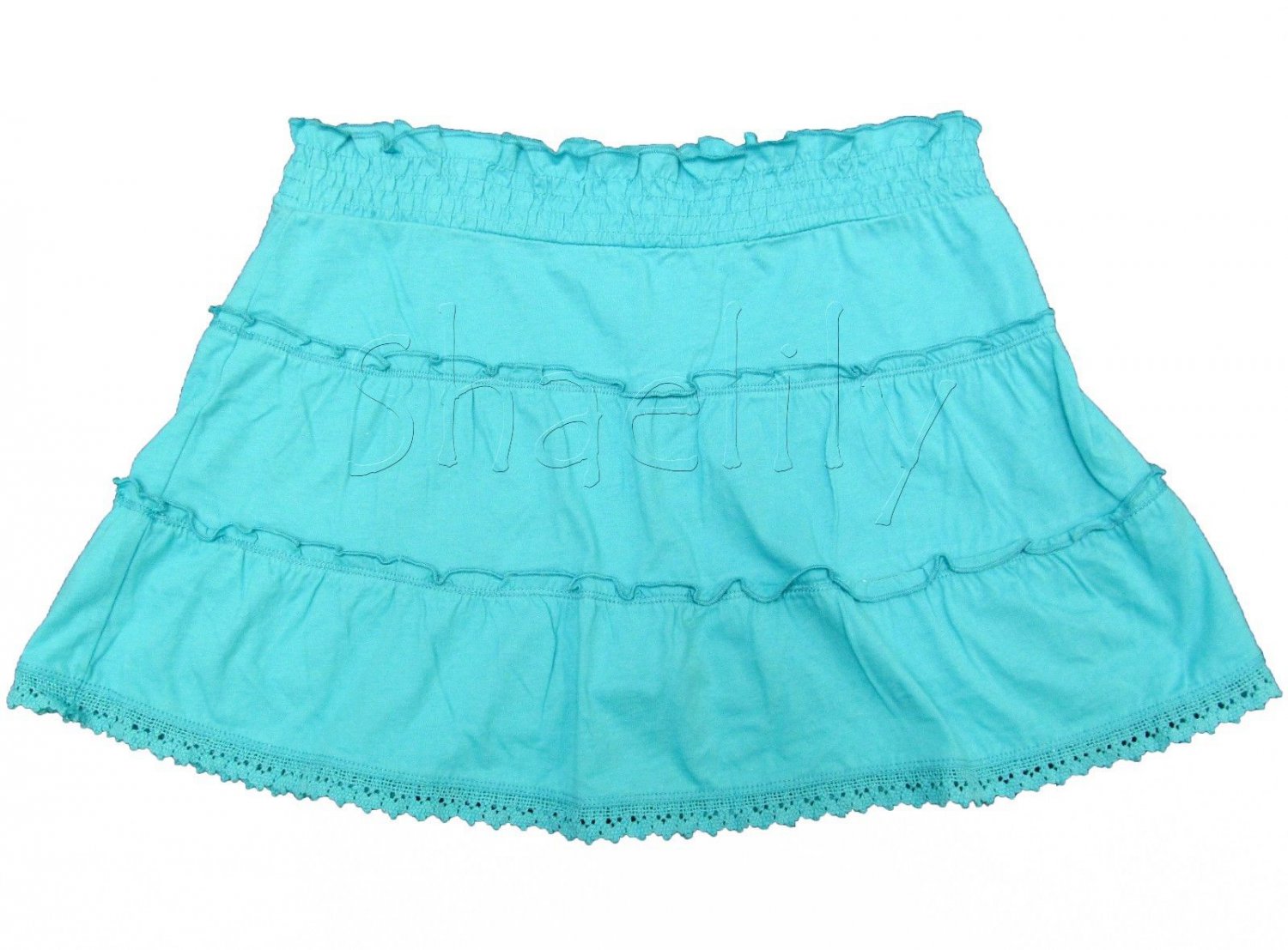 energie Girls XL Blue Tiered Scooter Skort Youth Smocked Skirt