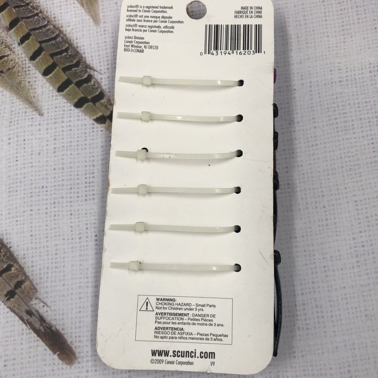 Scunci All Day Hold Side Hair Combs 12pack