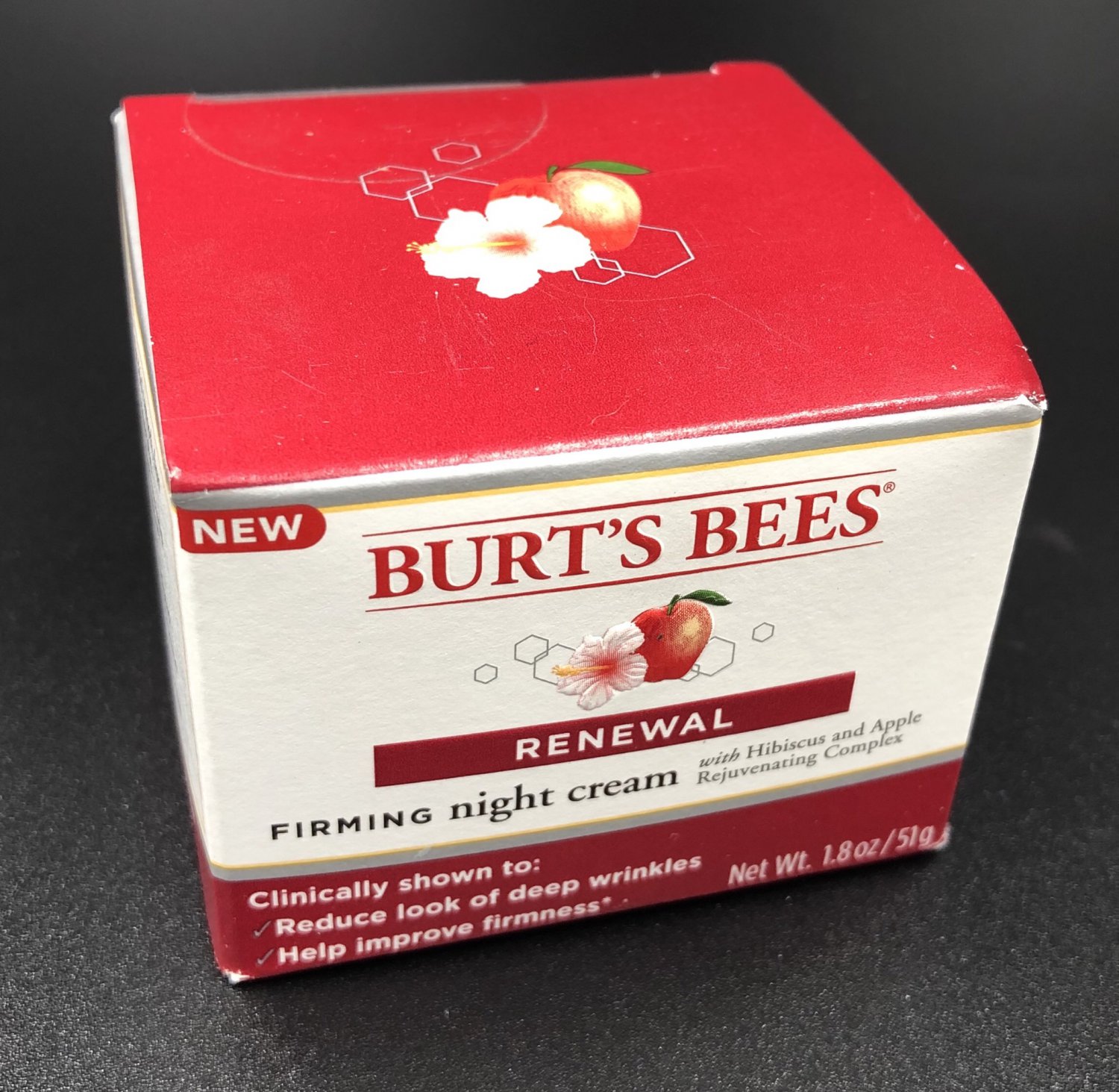 Burt's Bees Renewal Firming Night Cream 1.8 OZ Burts Bees