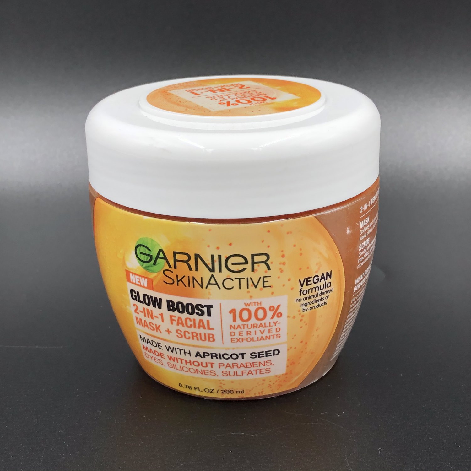 Garnier SkinActive Glow Boost 2in1 Facial Mask & Scrub