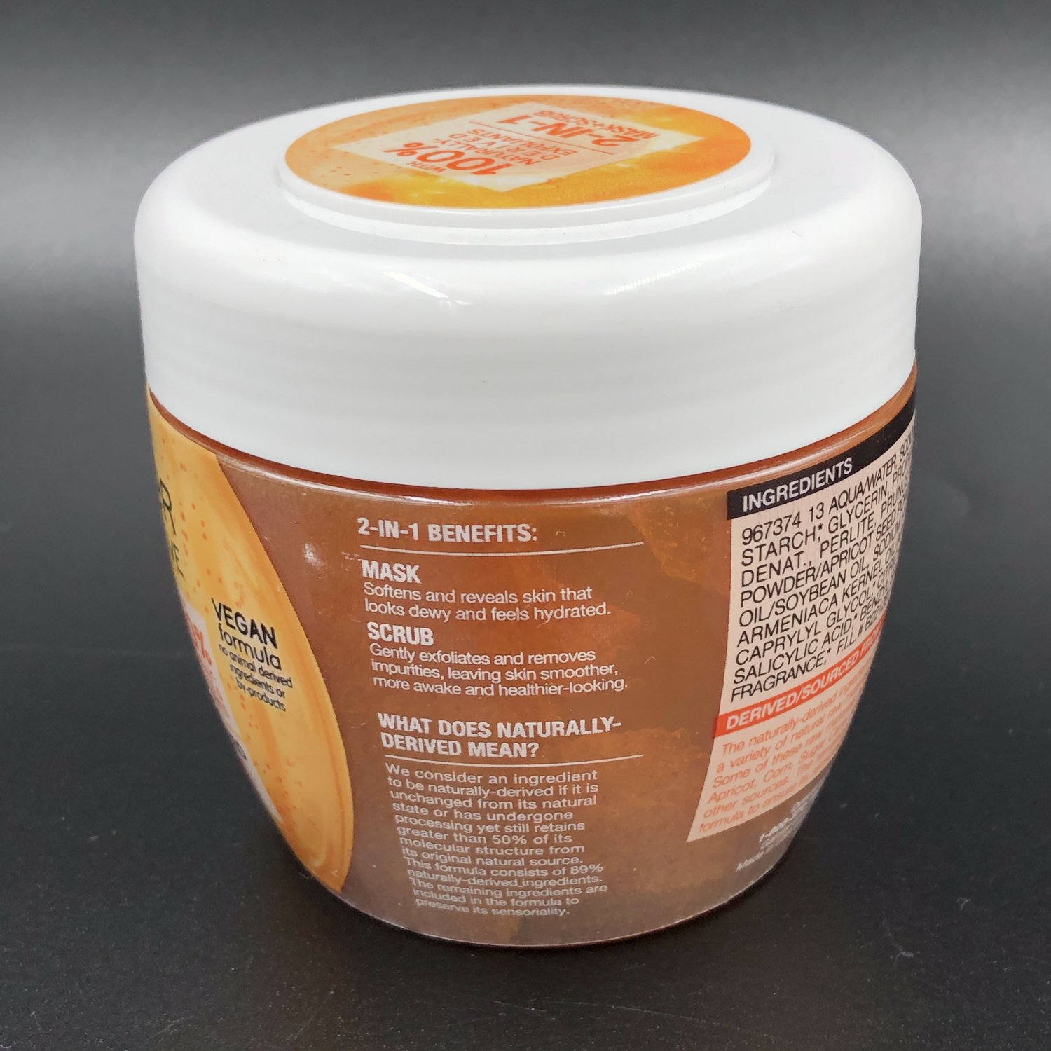 Garnier SkinActive Glow Boost 2in1 Facial Mask & Scrub