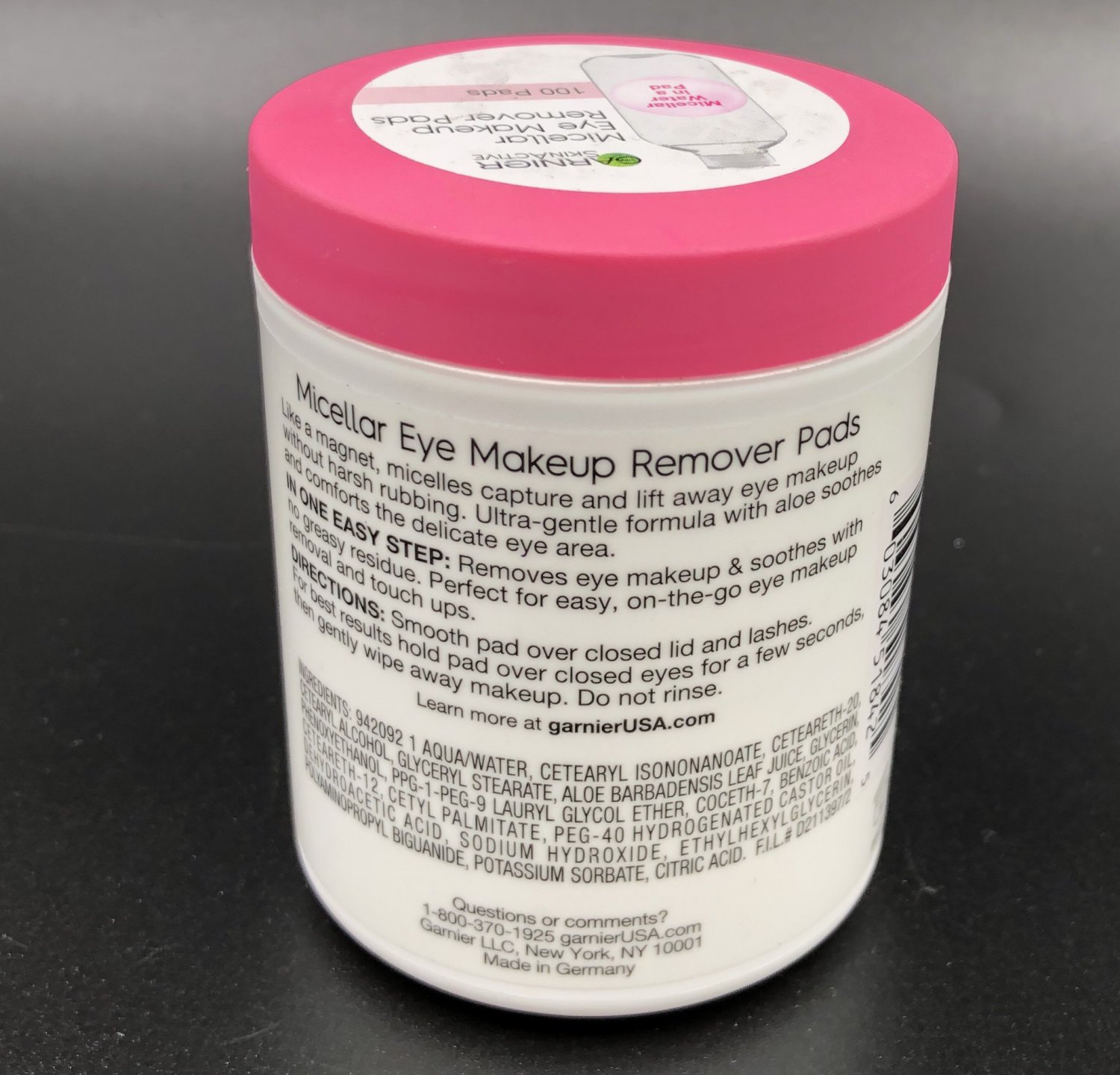 Garnier SkinActive Micellar Eye Makeup Remover Cotton Pads