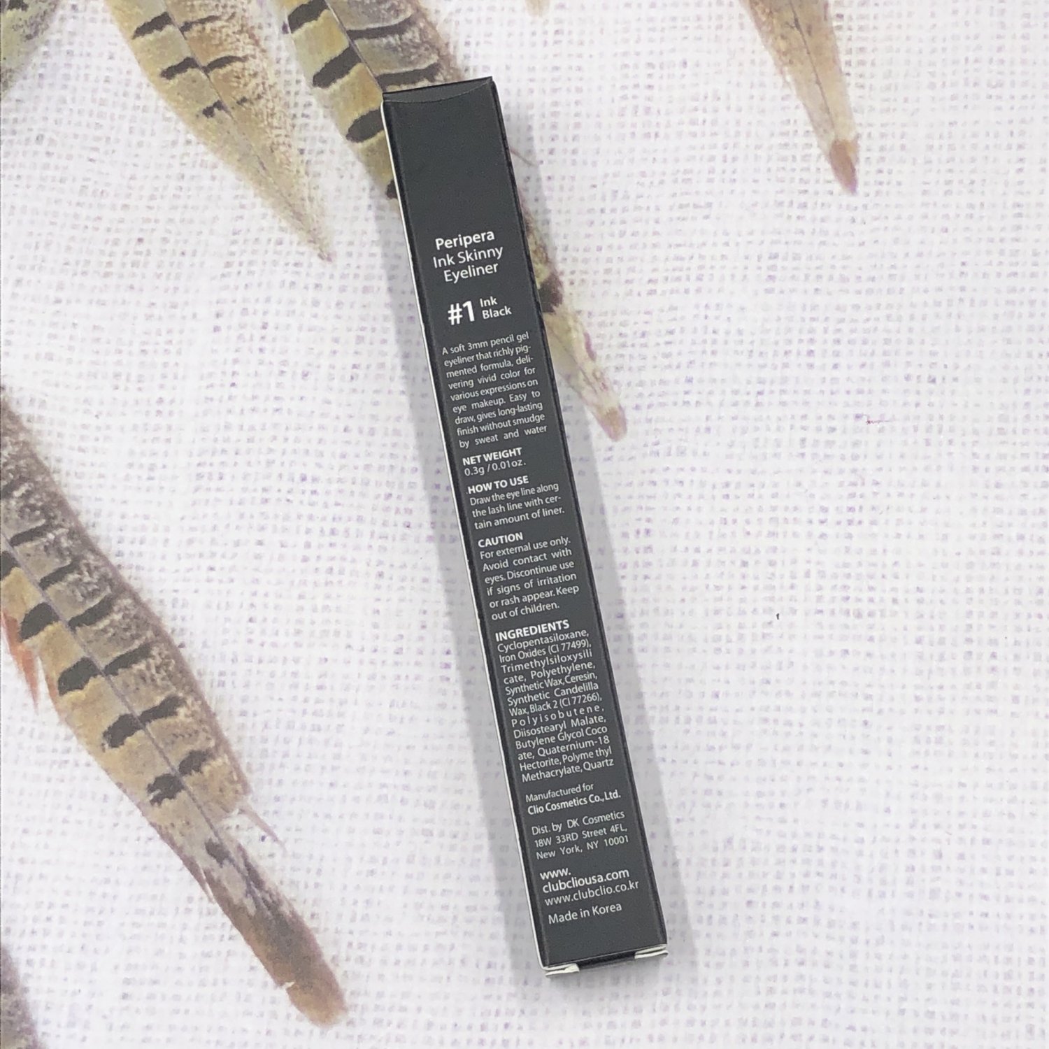 Peripera Ink Skinny Eyeliner 1 Ink Black