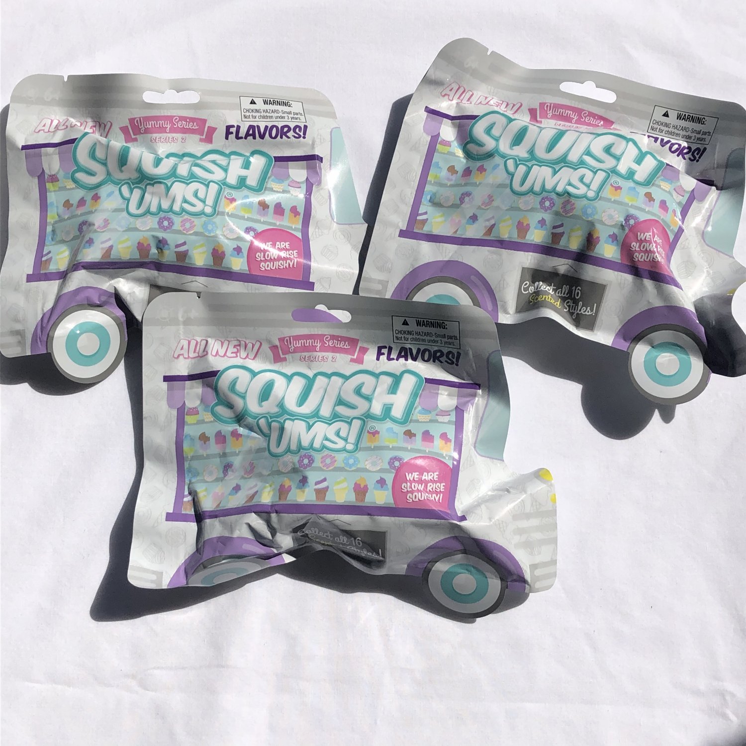 Squish Ums Series 2 Squishy Toy 3-Pack