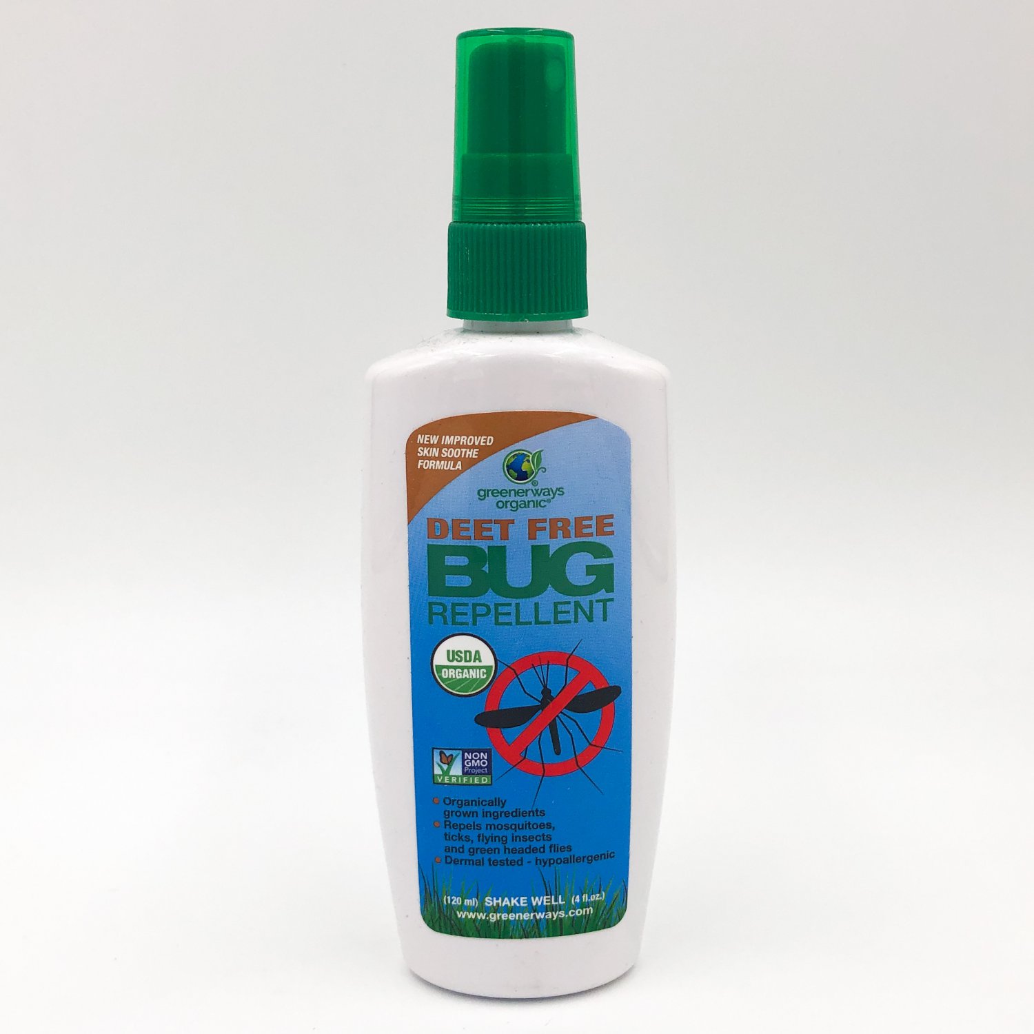 Greenerways Organic Deet Free Bug Repellent Spray