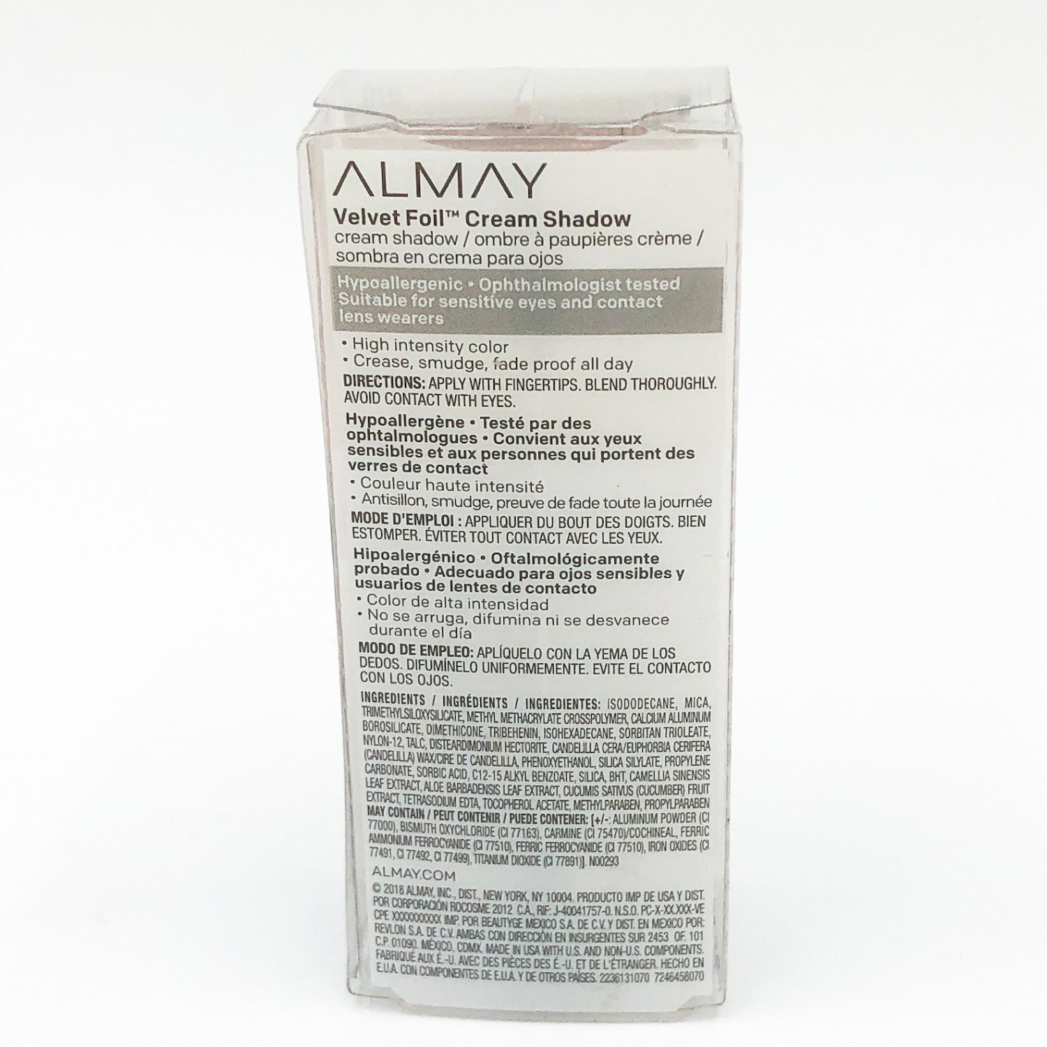 Almay Velvet Foil Cream Eye Shadow 070 Astro Girl