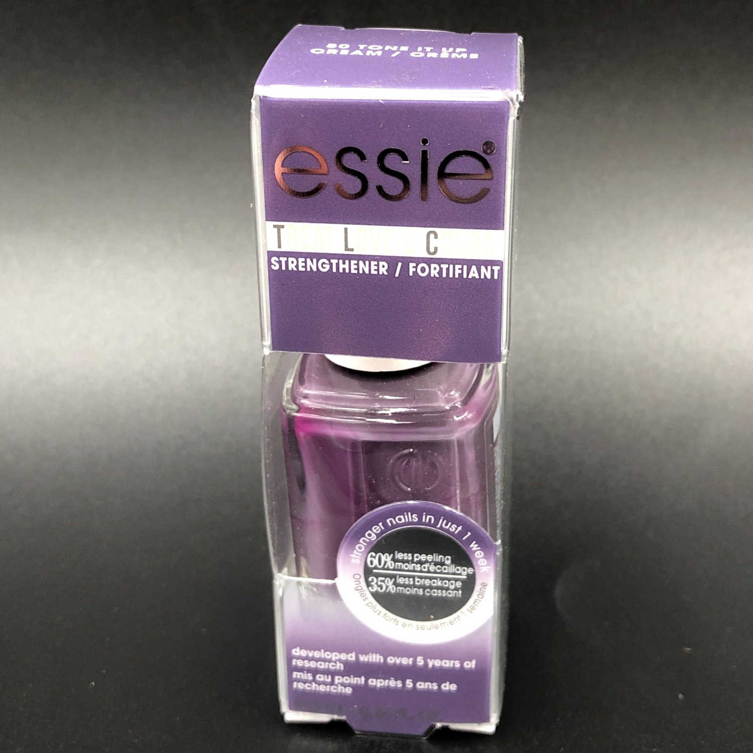 essie TLC Nail Polish Strengthener 50 Tone It Up purple