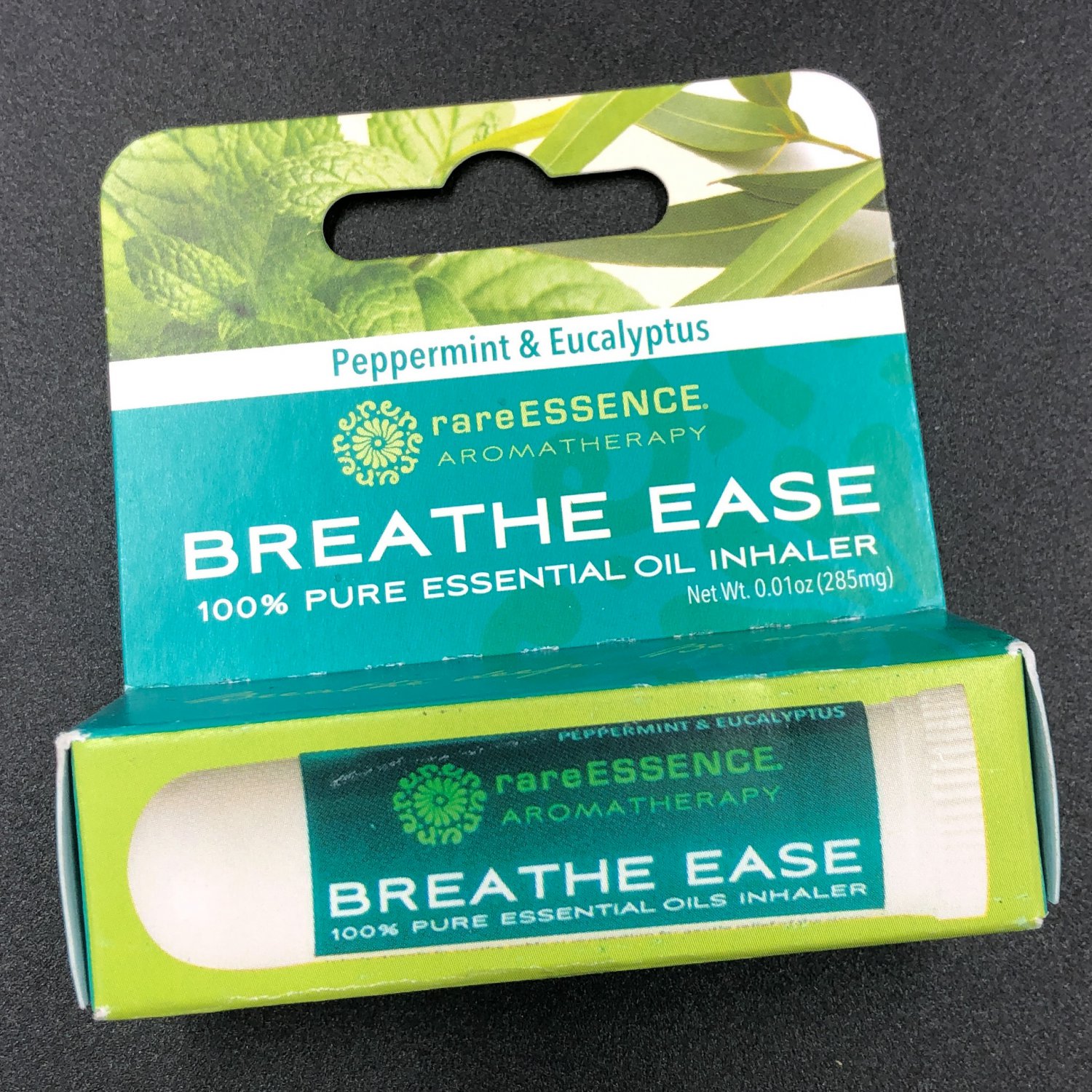 Rare Essence Aromatherapy Breathe Ease Essential Oil Inhaler Peppermint