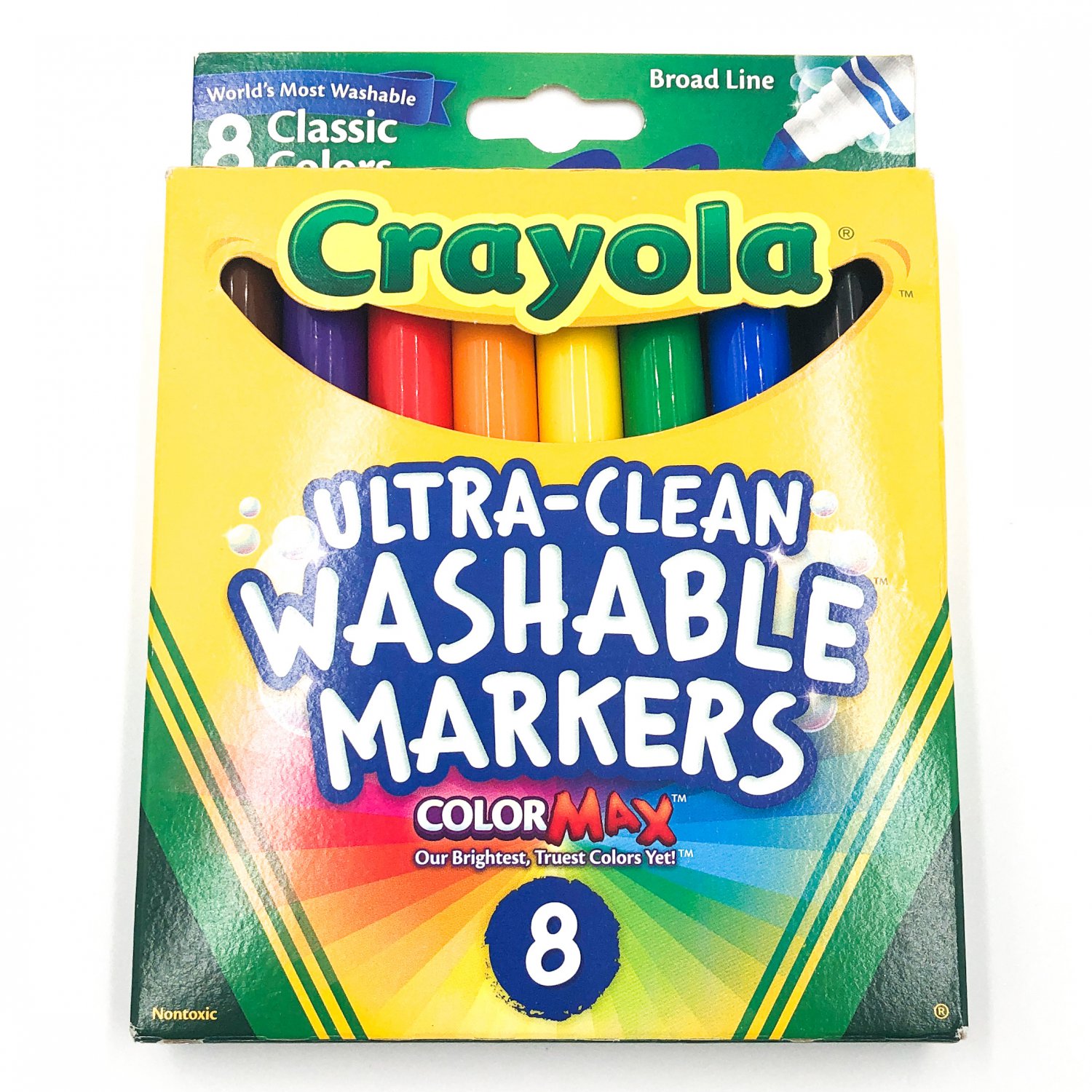 Crayola Ultra-Clean Washable Markers 8-Ct Color Max