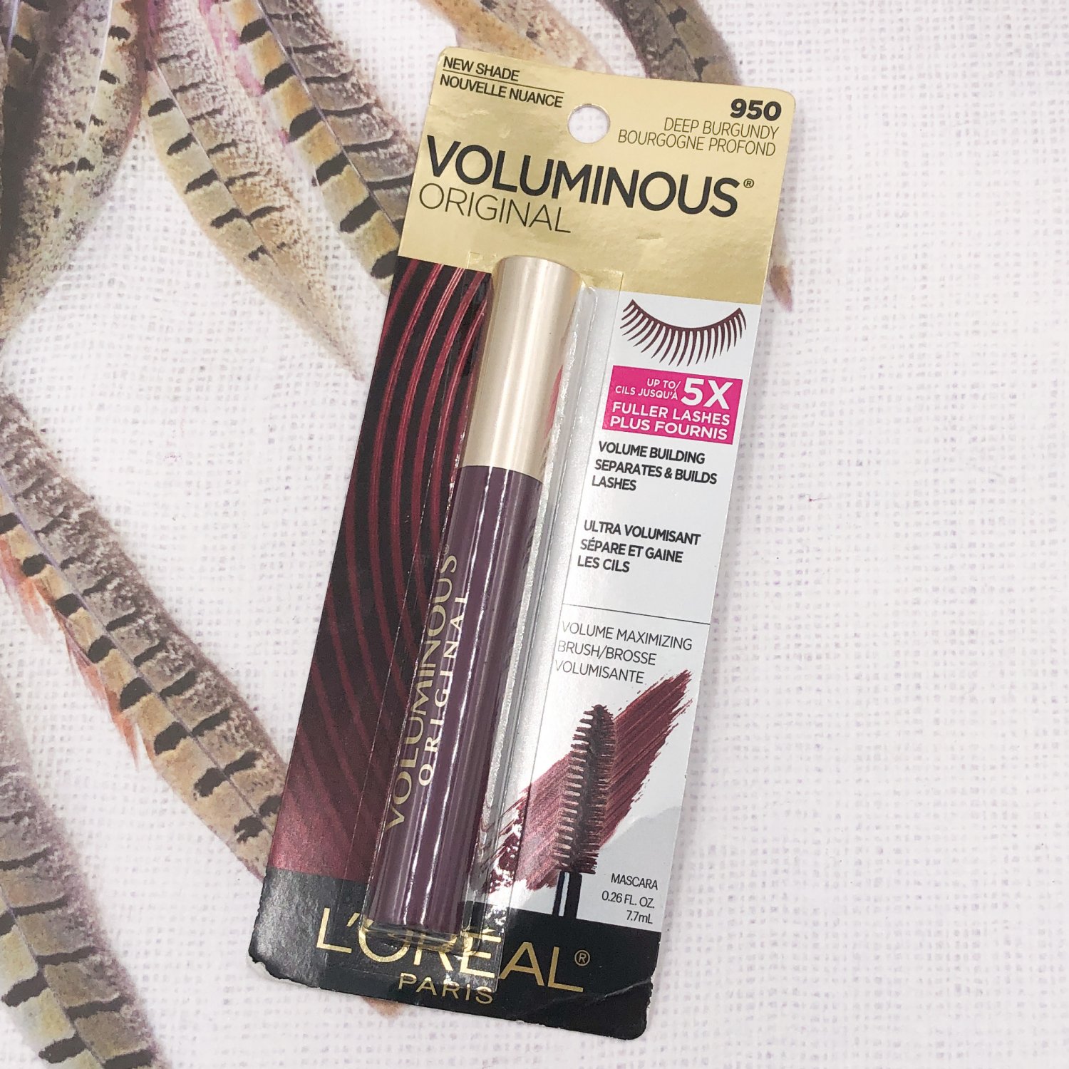 Loreal Voluminous Original Washable Mascara Deep Burgundy 5798